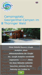 Mobile Screenshot of camping-georgenthal.de